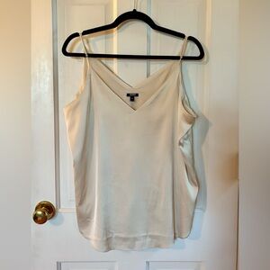 Express Cream V-Neck Camisole Top